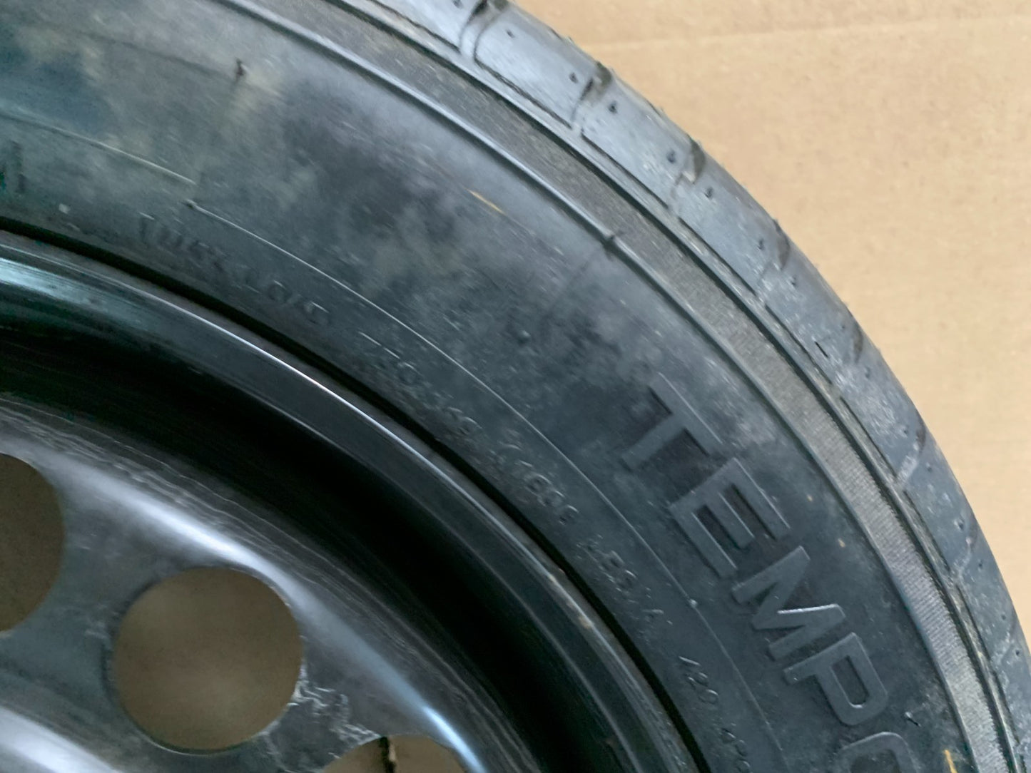 2016-2022 Chevrolet Malibu 16" Spare Tire Compact Donut T125/80R16