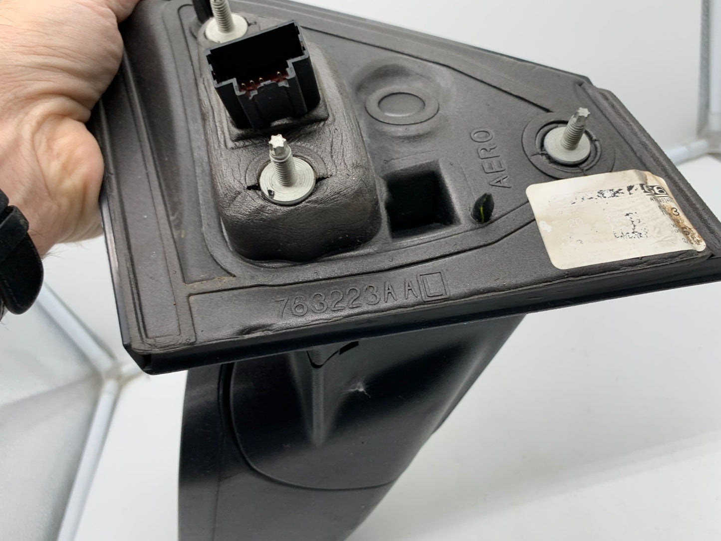 2011-2014 Ford Edge Driver Side View Power Door Mirror White OEM