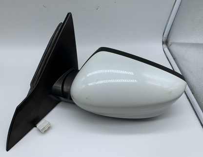 2013-2017 Honda Accord Sedan Driver Side View Power Door Mirror White B03B55035