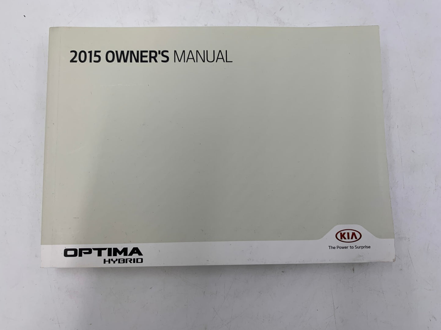 2015 Kia Optima Hybrid Owners Manual Set with Case OEM B02B38081