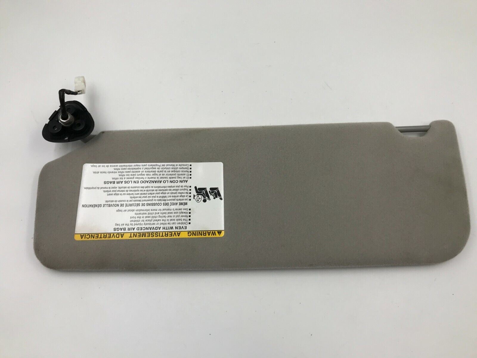 2005-2010 Toyota Sienna Passenger Sun Visor Gray Illuminated OEM E03B67001