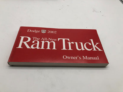 2002 Dodge Ram Truck Owners Manual Set with Case OEM E02B18004