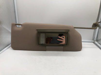2006 Honda Ridgeline Passenger Sun Visor Brown Illumination OEM A01B28067