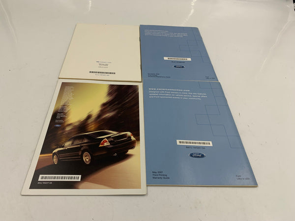 2008 Ford Fusion Owners Manual Handbook Set with Case OEM A04B14037
