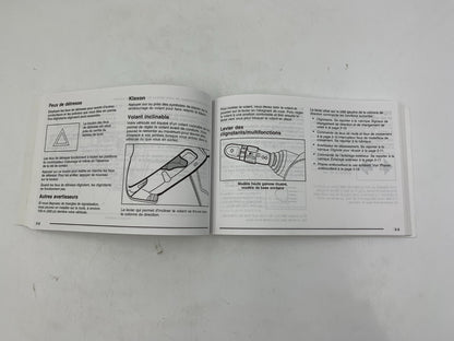2005 Chevrolet Optra Owners Manual OEM D01B17055