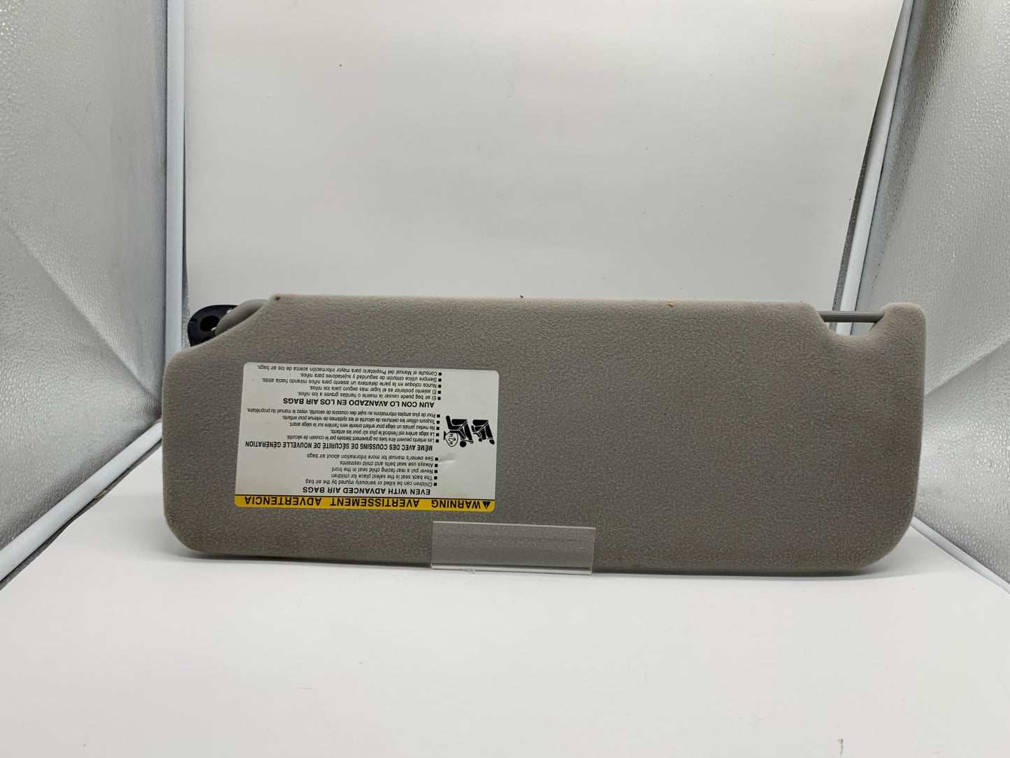 2005-2010 Toyota Sienna Passenger Sun Visor Gray Illuminated D01B20031