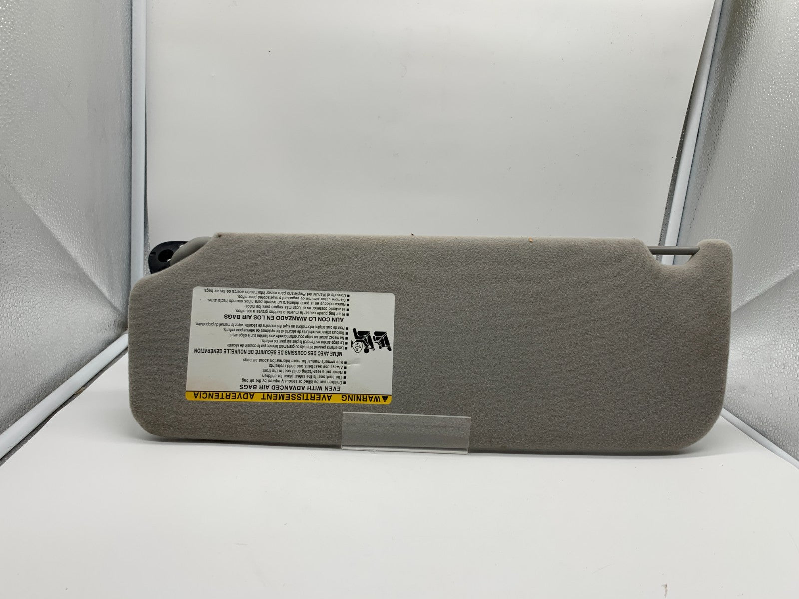 2005-2010 Toyota Sienna Passenger Sun Visor Gray Illuminated D01B20031