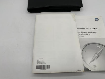 2017 Volkswagen Tiguan Owners Manual Set with Case OEM