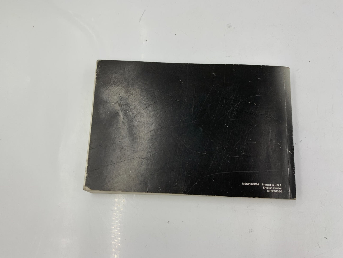 2004 Mitsubishi Endeavor Owners Manual OEM E02B15062