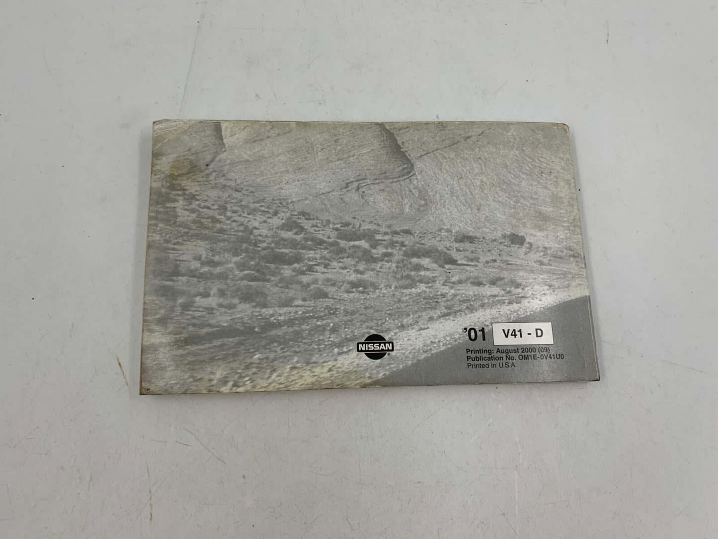 2001 Nissan Quest Owners Manual with Case OEM E02B17025