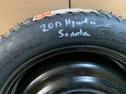 2006-2014 Hyundai Sonata 16" Spare Tire Compact Donut T125/80D16 OEM Spare