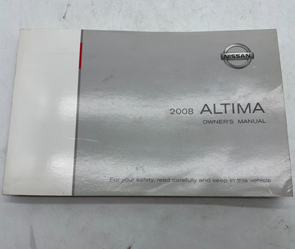 2008 Nissan Altima Owners Manual OEM A03B06007