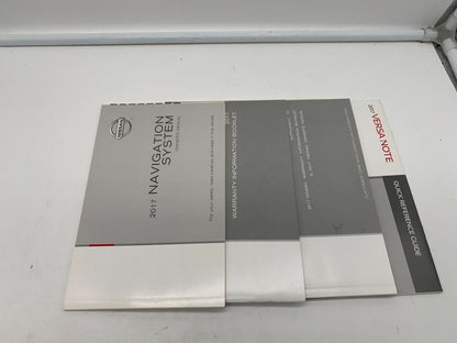 2017 Nissan Versa Note Owners Manual Set with Case OEM