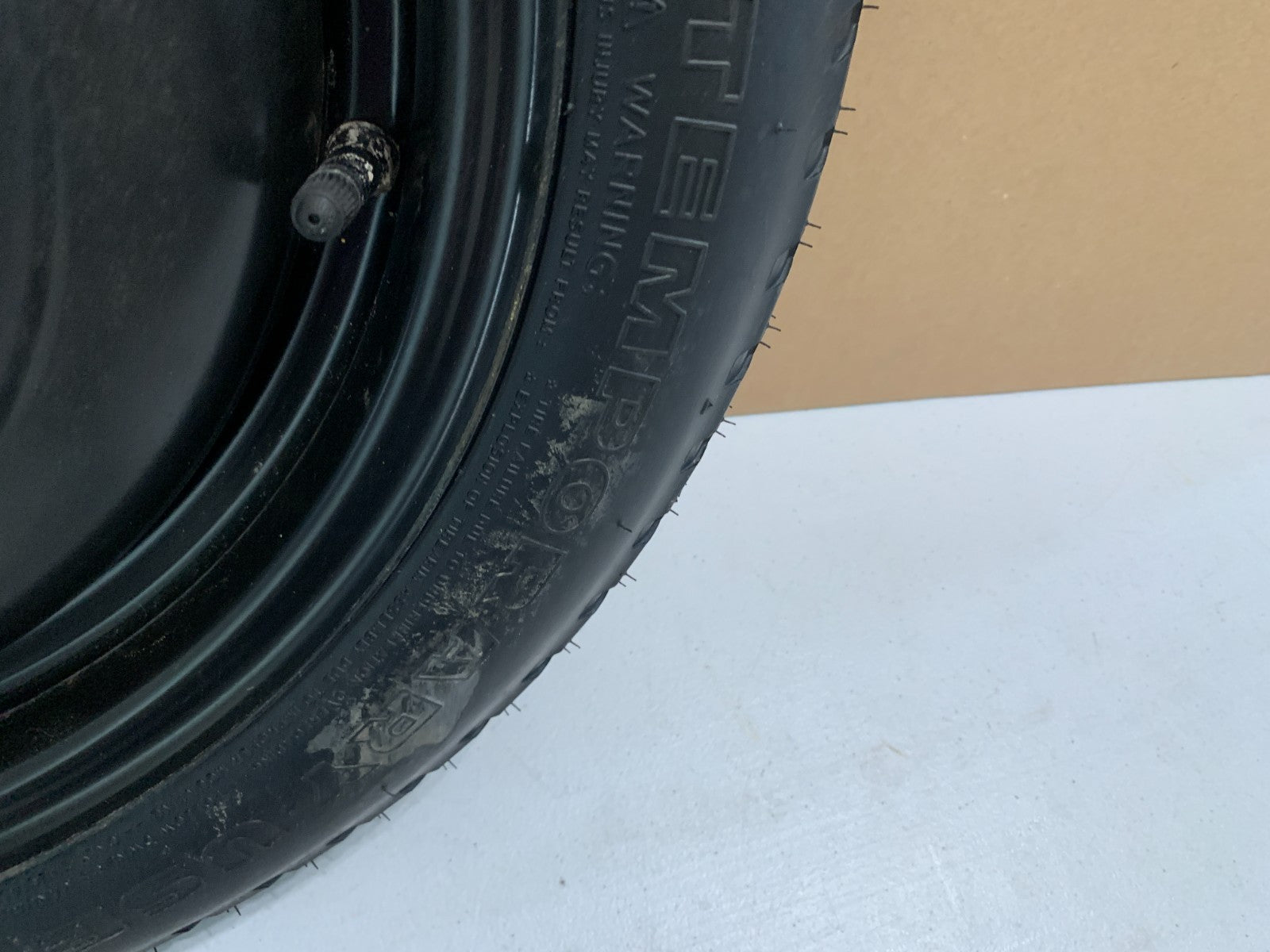 2013-2020 Hyundai Elantra 15" Spare Tire Compact Donut T125/80D15 Emergency