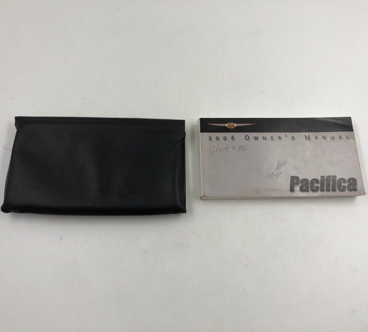 2006 Chrysler Pacifica Owners Manual with Case OEM A01B03006