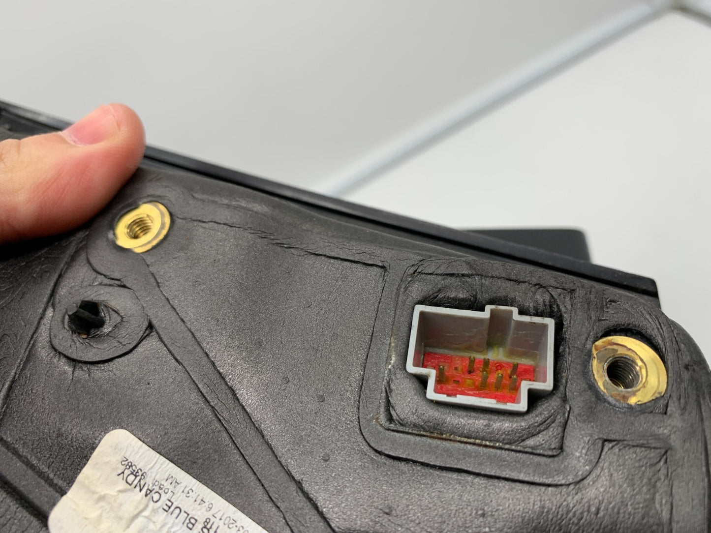 2012-2014 Ford Focus Passenger Side View Power Door Mirror Blue Candy OEM