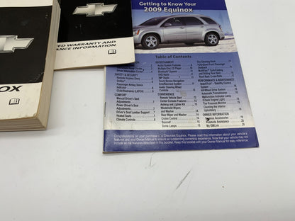 2009 Chevrolet Equinox Owners Manual Set with Case OEM B01B04048