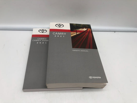 2021 Toyota Camry Owners Manual Set OEM A01B41004