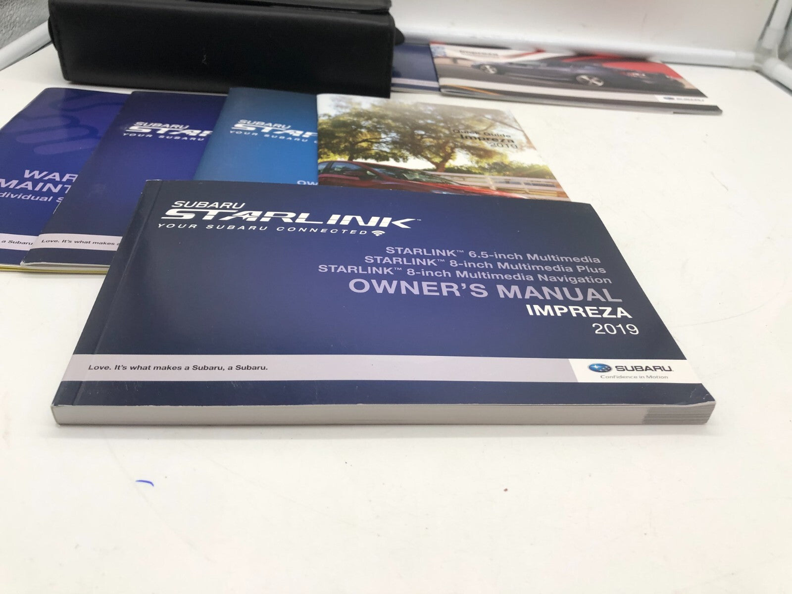 2019 Subaru Impreza Owners Manual Set with Case OEM E03B09058