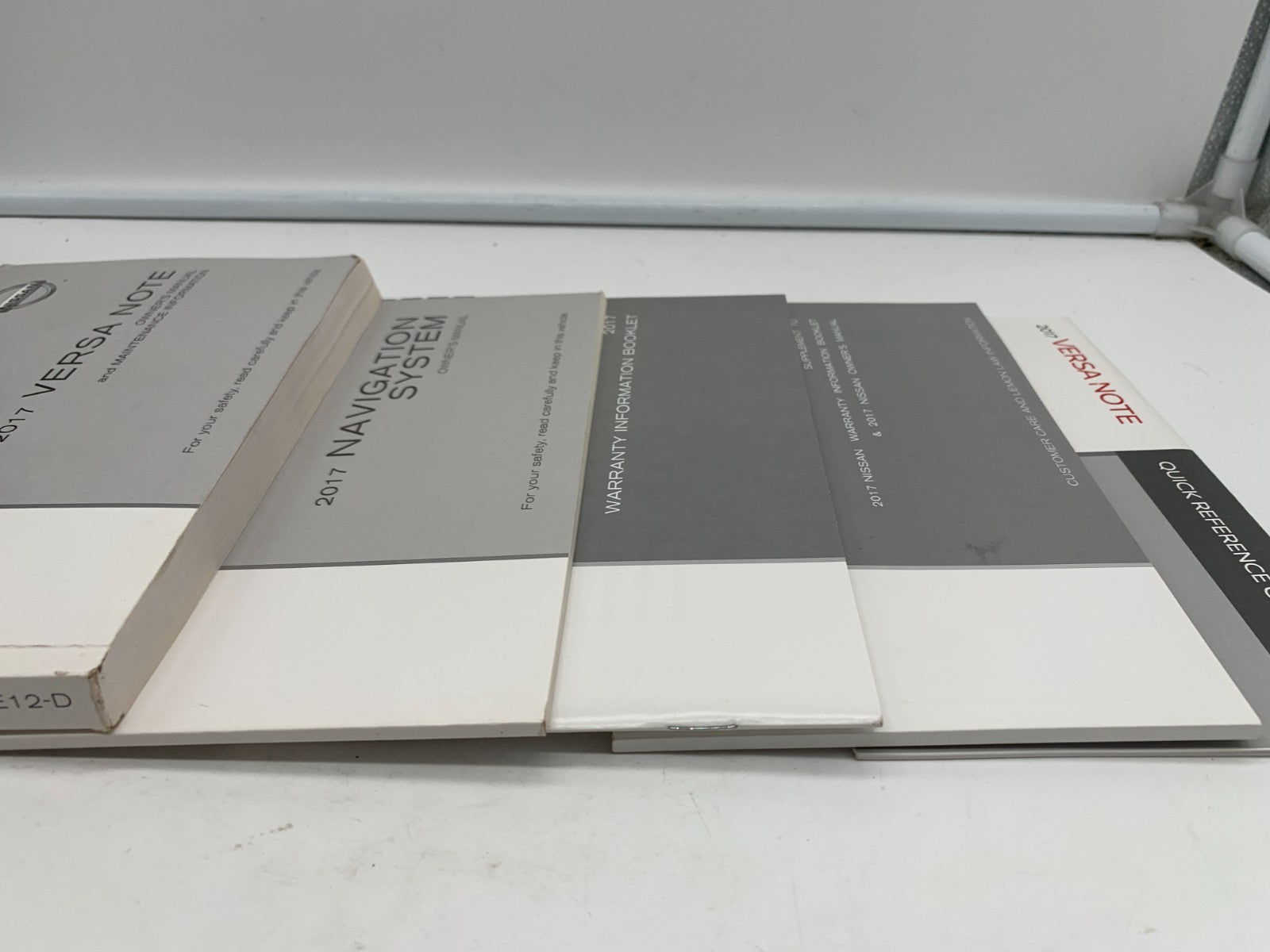 2017 Nissan Versa Note Owners Manual Set with Case OEM