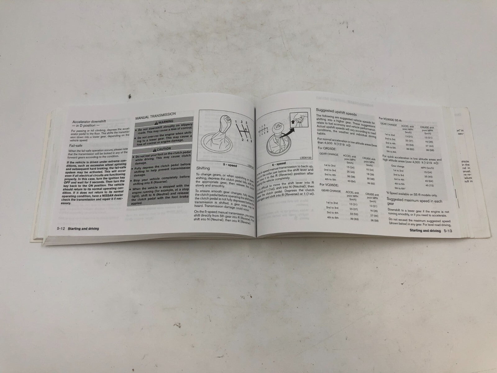 2006 Nissan Altima Owners Manual OEM C03B68014