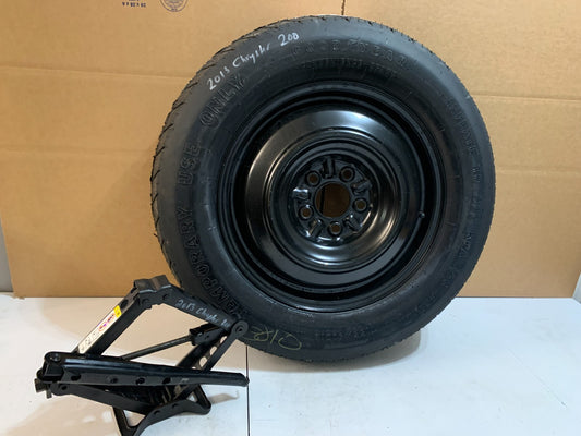 2011-2014 Chrysler 200 17" Spare Tire with Jack Kit Compact Donut T155/90D16