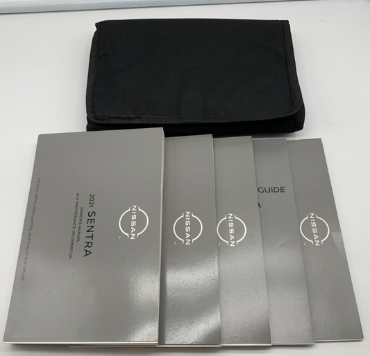 2021 Nissan Sentra Owners Manual Set with Case OEM E02B38005