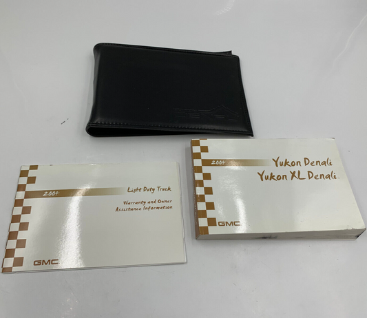 2002 GMC Yukon Yukon XL Owners Manual with Case OEM D04B07050