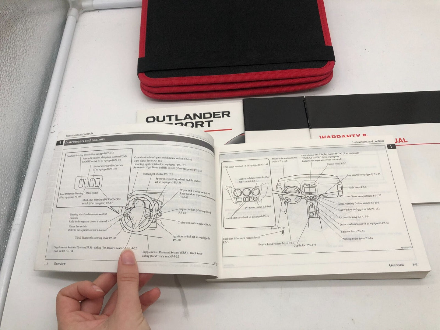 2020 Mitsubishi Outlander Owners Manual Set with Case OEM B03B22002