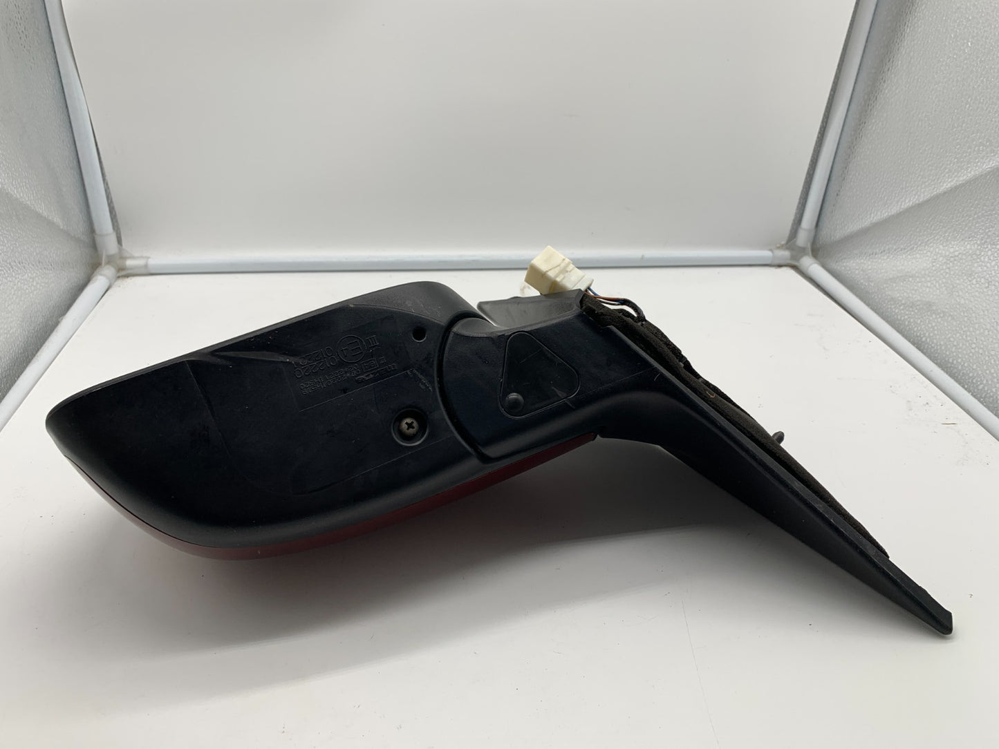 2007-2009 Mazda 3 Driver Side View Power Door Mirror Red OEM C01B12002