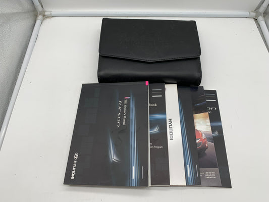 2011 Hyundai Tucson Owners Manual Set with Case OEM A02B07025