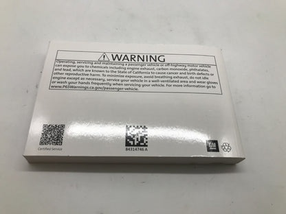 2020 GMC Terrain Terrain Denali Owners Manual OEM D01B56058