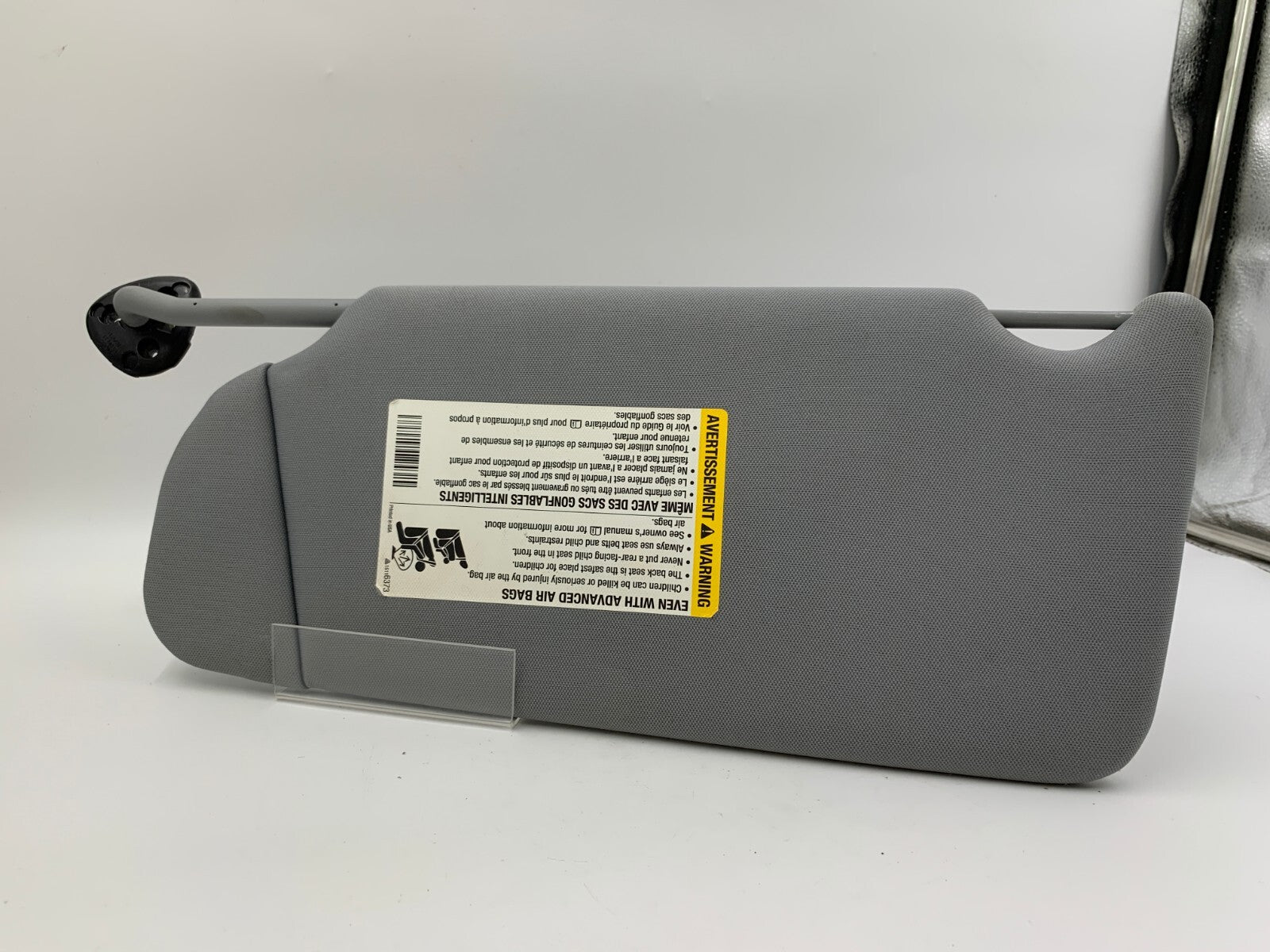 2005-2009 Buick Lacrosse Passenger Sun Visor Gray OEM D02B55032