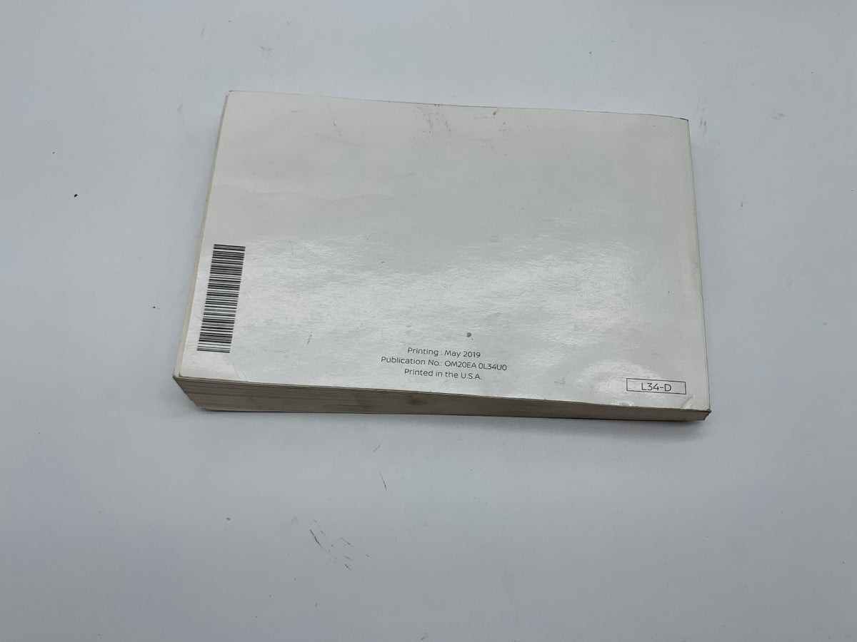 2020 Nissan Altima Sedan Owners Manual Set with Case OEM R01B30015