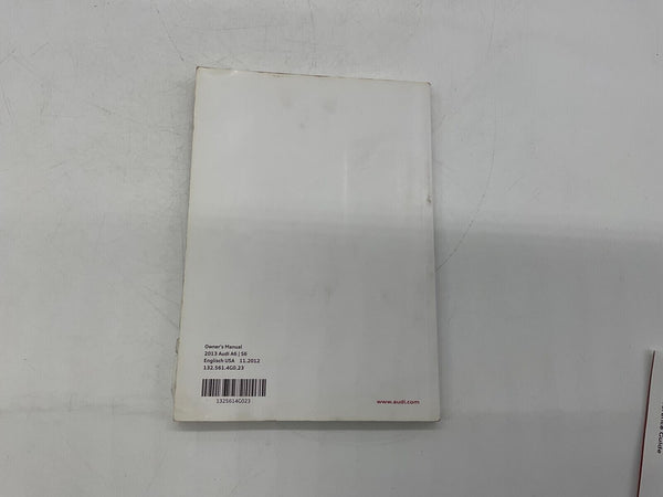 2013 Audi A6 Owners Manual Set with Case OEM L01B47009
