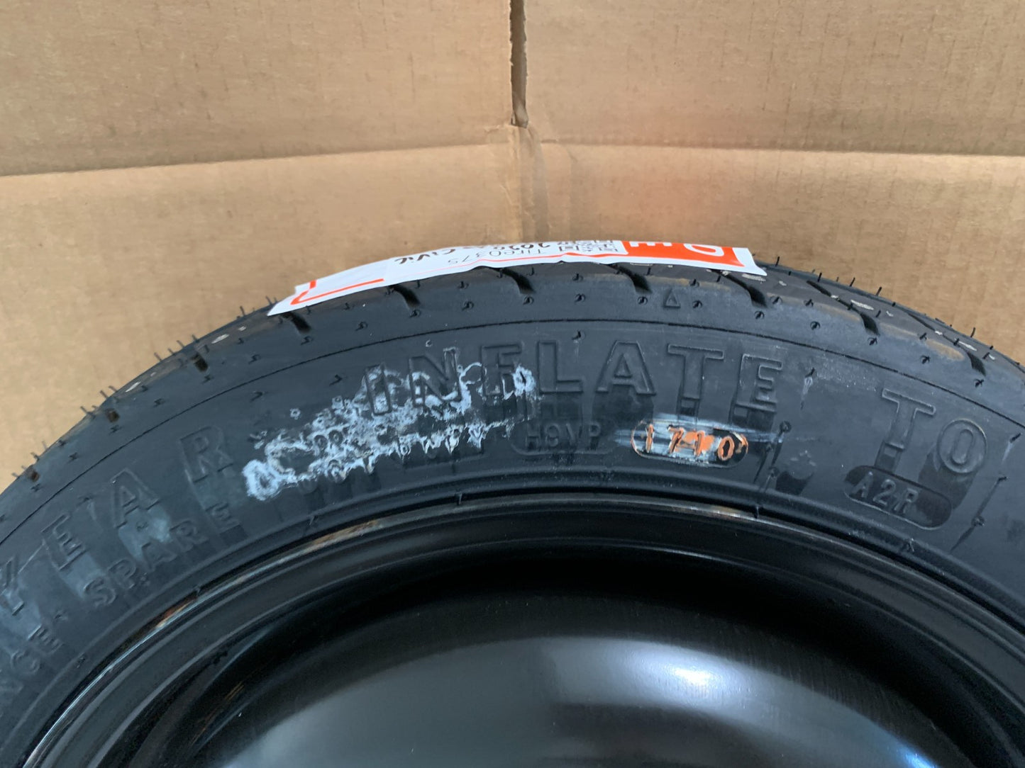 2016-2021 Honda Civic 15" Spare Tire Compact Donut OEM T125/70D15 Emergency