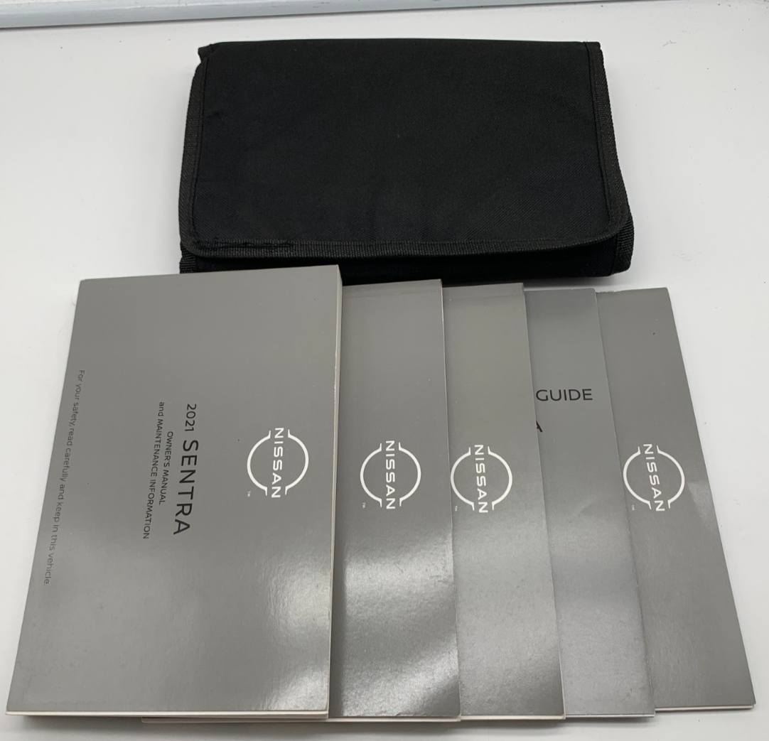 2021 Nissan Sentra Owners Manual Set with Case OEM E02B38005