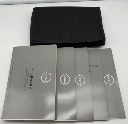 2021 Nissan Sentra Owners Manual Set with Case OEM E02B38005