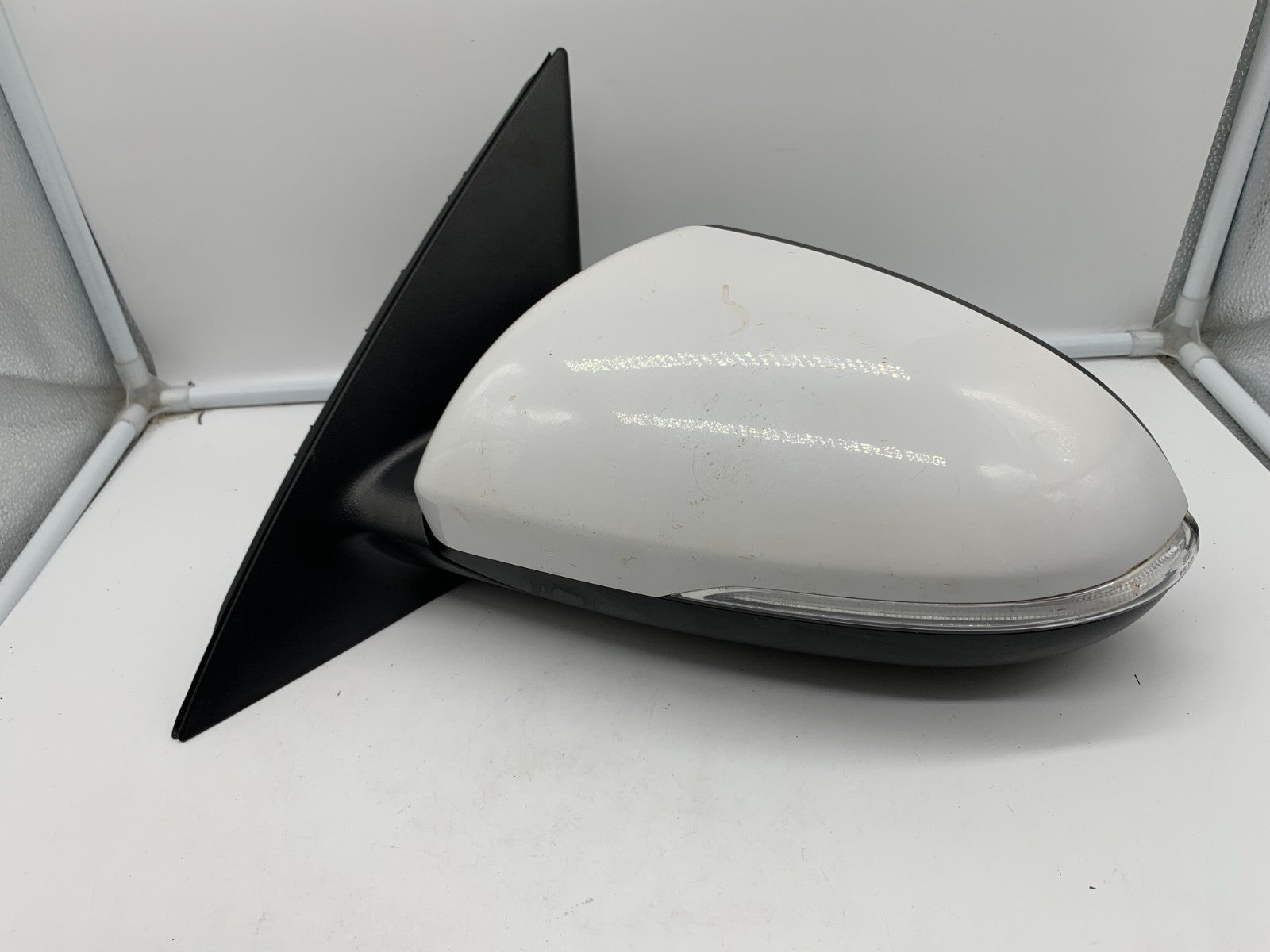 2016-2020 Kia Optima Driver Side View Power Door Mirror White BSA OEM