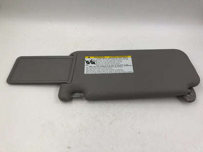 2010-2014 Toyota Rav4 Passenger Sunvisor Gray Illuminated OEM A04B05009