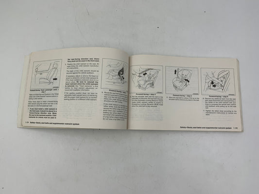 2011 Nissan Versa Owners Manual OEM A02B22035