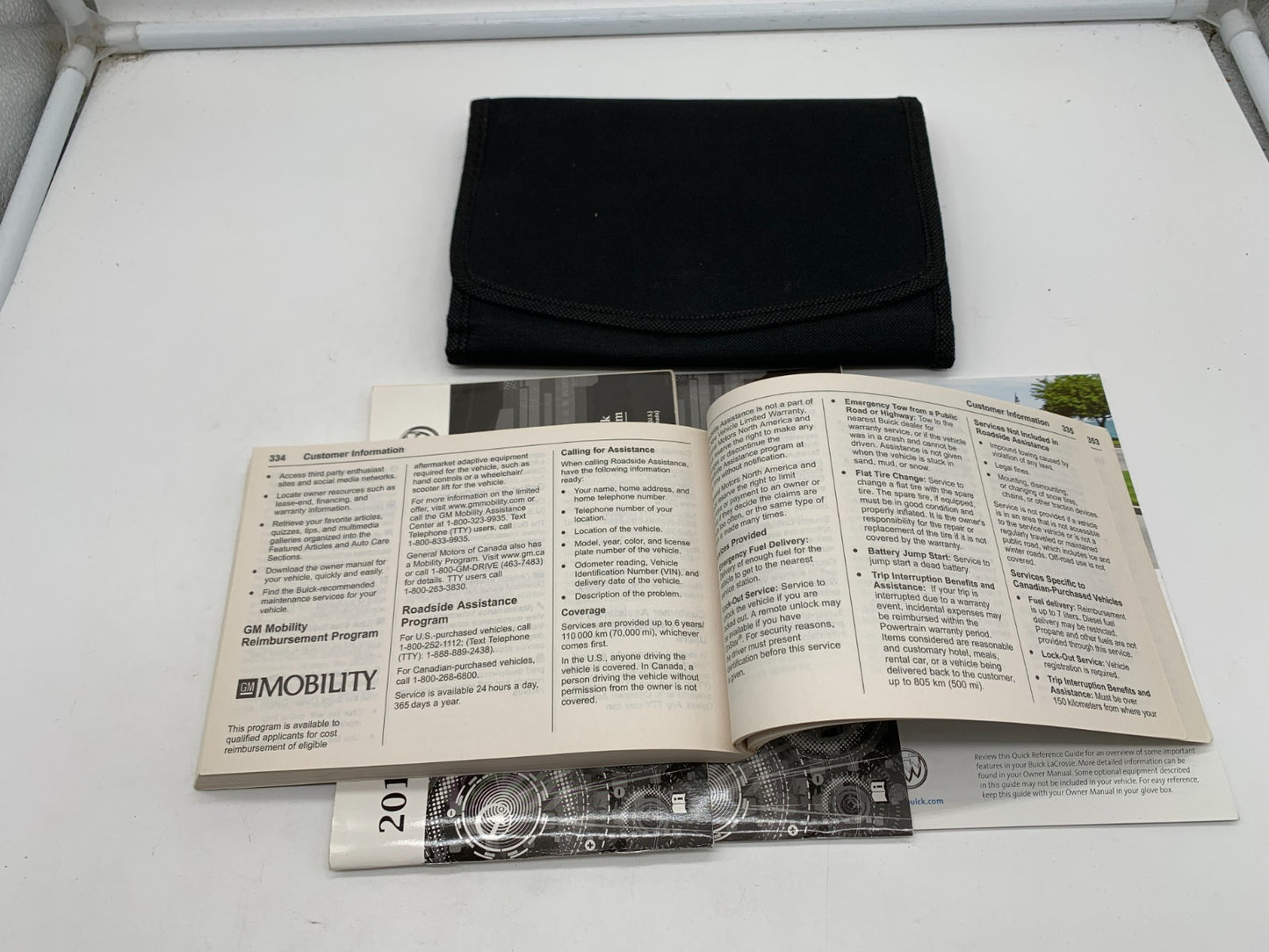 2016 Buick Lacrosse Owners Manual Set with Case OEM