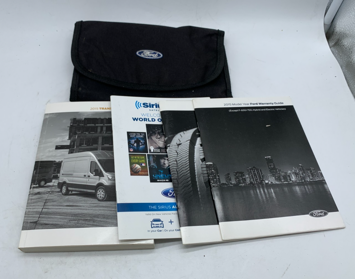 2015 Ford Transit Connect Owners Manual Set OEM B01B16001