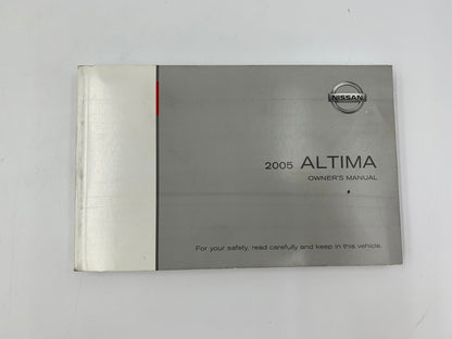 2005 Nissan Altima Owners Manual Set with Case OEM B04B33040