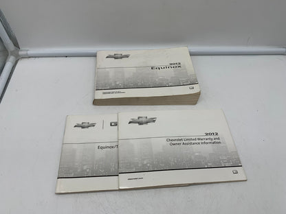 2012 Chevrolet Equinox Owners Manual Set OEM B03B32003