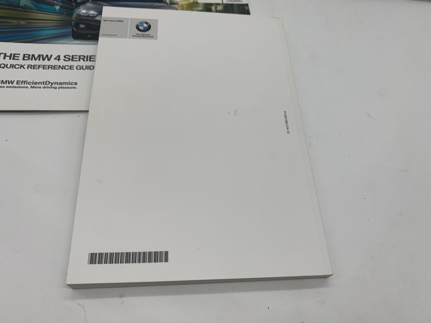 2015 BMW 4 Series Owners Manual Set with Case OEM A02B43004