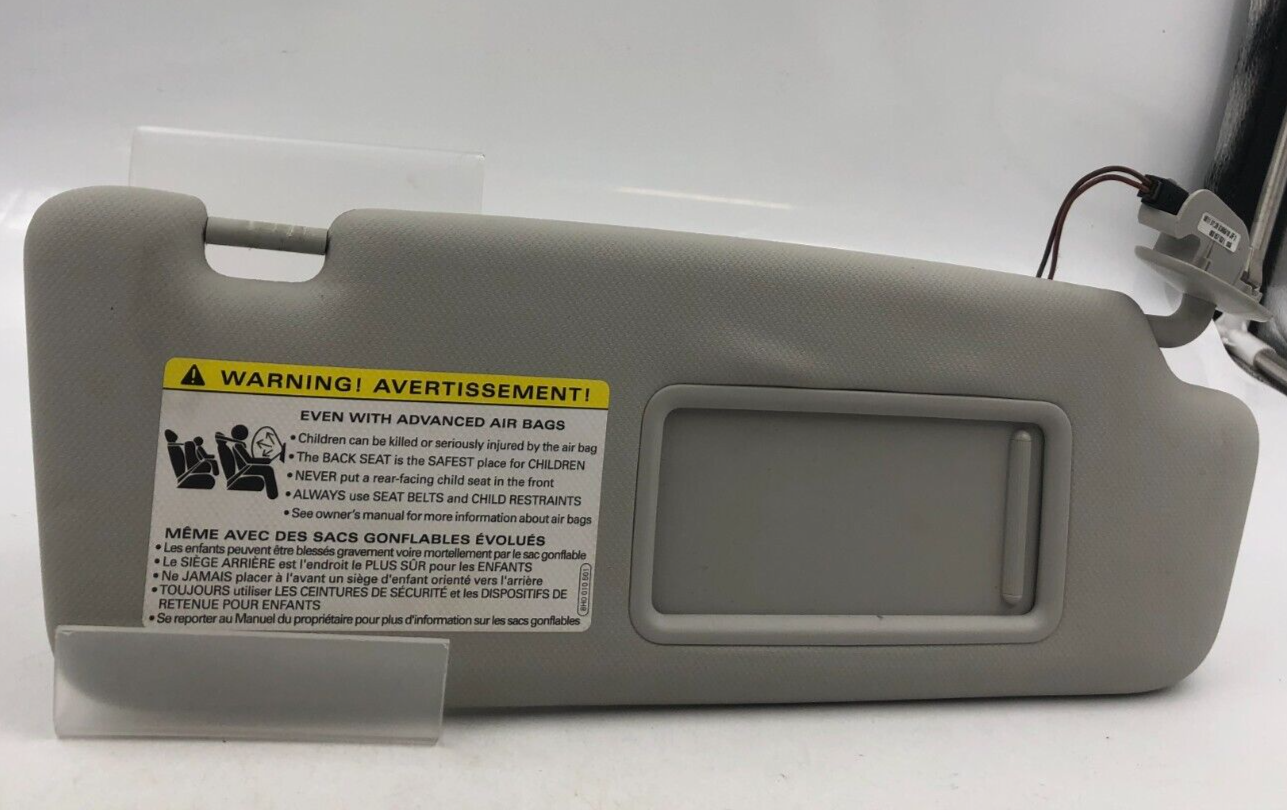 2009-2012 Audi A4 Passenger Sun Visor Sunvisor Gray Illuminated OEM D02B06049