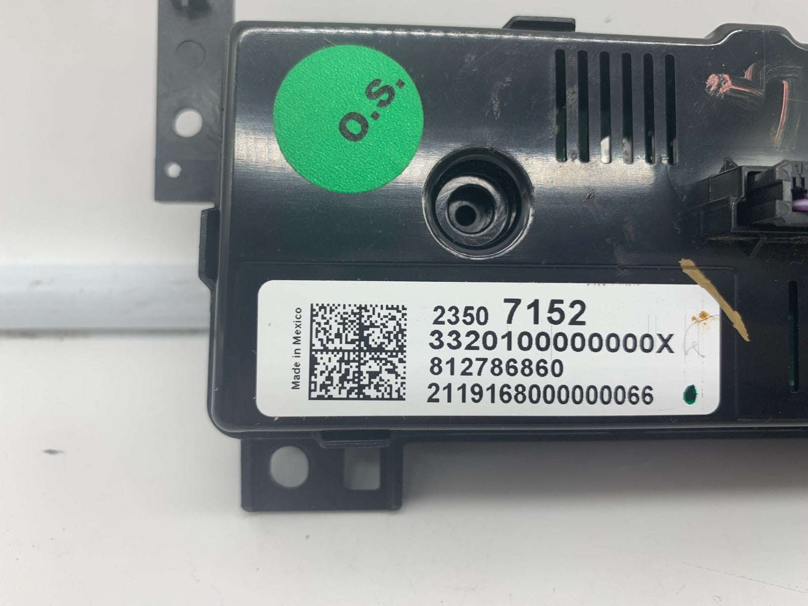2018-2020 Chevrolet Traverse Rear Climate Control AC Heater OEM A01B31021