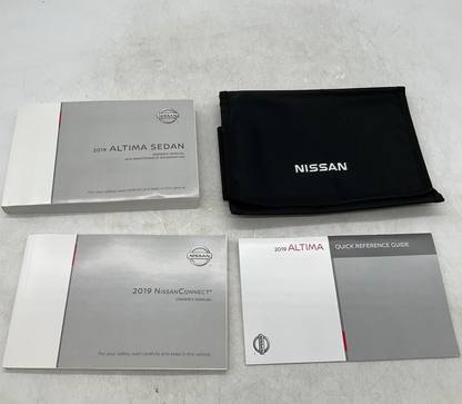 2019 Nissan Altima Sedan Owners Manual Set with Case OEM D01B22024
