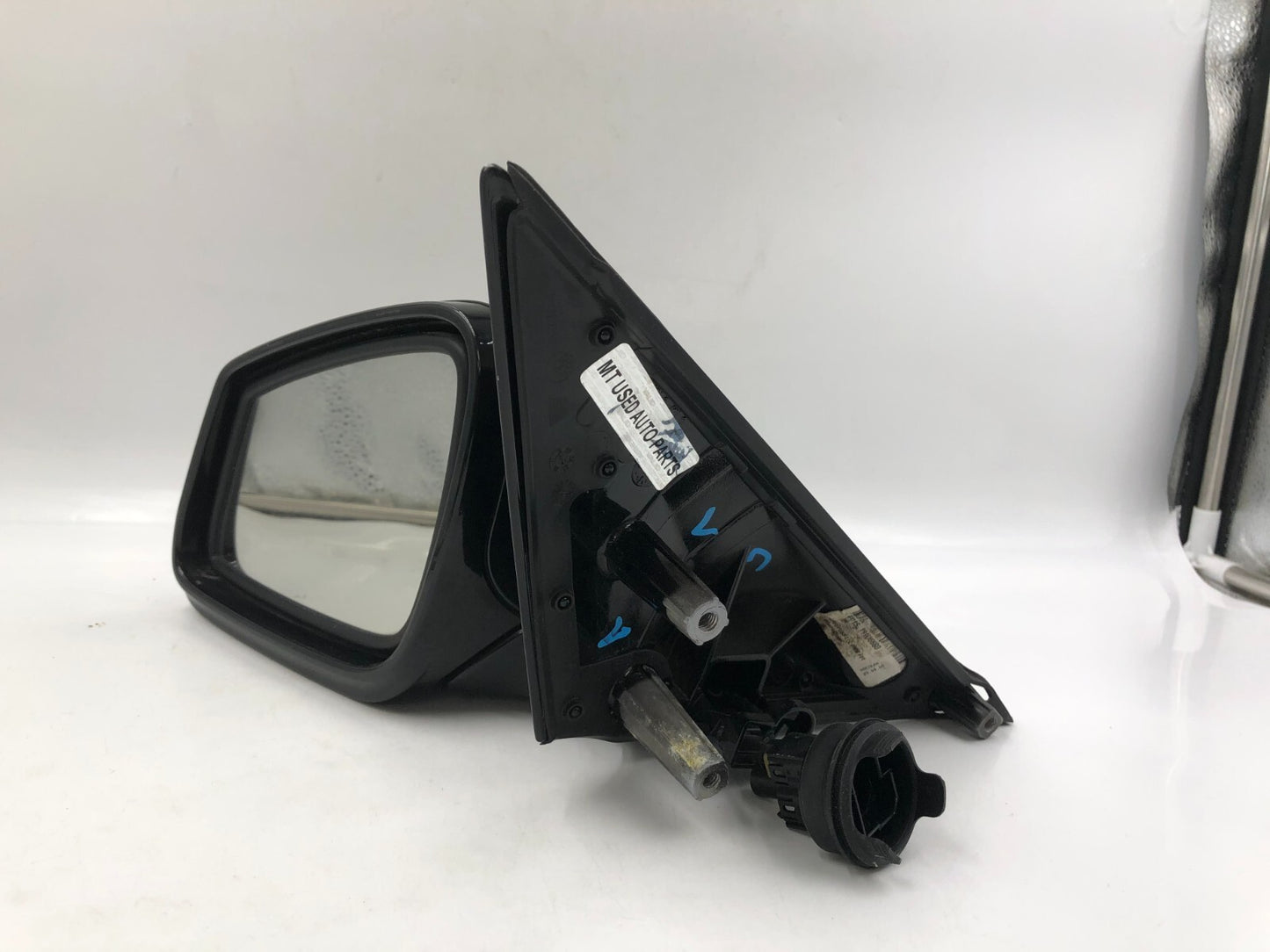 2009-2012 BMW 750i Driver Side View Power Door Mirror Black BSA OEM D03B57001